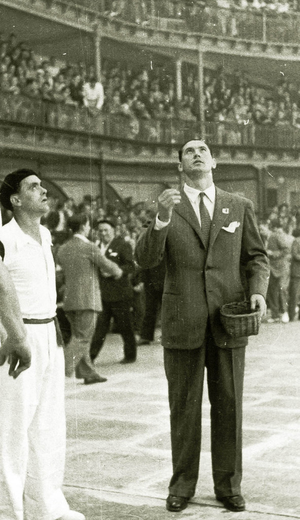 Atano III y Gallastegui. Final Manomanista 1946. Foto Ojanguren